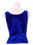 Hula Sleeveless Blouse with Velvet / Royal Blue / G2434rbla