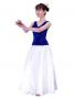 Hula Sleeveless Blouse with Velvet / Royal Blue / G2434rbla