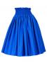 Hula Double & Reversible Pau Skirt with Kahiko  Print / Royal Blue / G2435