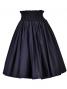 Hula Double & Reversible Pau Skirt with Kahiko  Print / Black / G2437