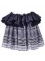 Tahitian Skirt with Kahiko Print / Cream / G2440