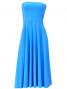 Hula Simple Knit Dress / High Waist Skirt / Light Blue / G2444lbl