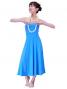 Hula Simple Knit Dress / High Waist Skirt / Light Blue / G2444lbl