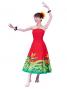Hula Strapless Dress with Bird of Paradise / Red  / G2474rd