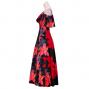 Hula Multi Way Lily Dress with Velvet / Luxury Collection / Black / J2482bk