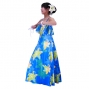 Hula Multi Way Lily Dress with Velvet / Luxury Collection / Light Blue / J2482lbl