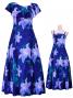 Hula Multi Way Lily Dress with Velvet / Luxury Collection / Navy / J2482nv
