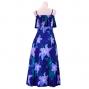 Hula Multi Way Lily Dress with Velvet / Luxury Collection / Navy / J2482nv