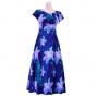 Hula Multi Way Lily Dress with Velvet / Luxury Collection / Navy / J2482nv