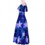 Hula Multi Way Lily Dress with Velvet / Luxury Collection / Navy / J2482nv