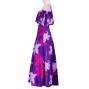 Hula Multi Way Lily Dress with Velvet / Luxury Collection / Purple / J2482pu