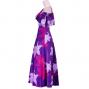 Hula Multi Way Lily Dress with Velvet / Luxury Collection / Purple / J2482pu