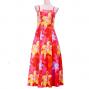 Hula Multi Way Lily Dress with Velvet / Luxury Collection / Red / J2482rd