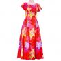 Hula Multi Way Lily Dress with Velvet / Luxury Collection / Red / J2482rd