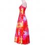 Hula Multi Way Lily Dress with Velvet / Luxury Collection / Red / J2482rd