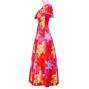 Hula Multi Way Lily Dress with Velvet / Luxury Collection / Red / J2482rd