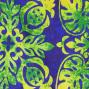 Hula Pa'u Skirt / Pineapple Motif / Eggplant Color / G2486