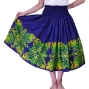 Hula Pa'u Skirt / Pineapple Motif / Eggplant Color / G2486