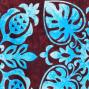 Hula Pa'u Skirt / Pineapple Motif / Brown / G2488