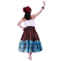 Hula Pa'u Skirt / Pineapple Motif / Brown / G2488