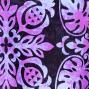 Hula Pa'u Skirt / Pineapple Motif / Black / G2490