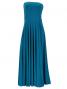 Hula Simple Knit Dress / High Waist Skirt / Blue / G2517bl