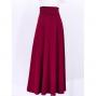 Hula Simple Knit Dress / High Waist Skirt / Wine / G2517wi