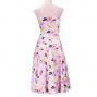 Hula Multi Way Plumeria Dress with Velvet / Luxury Collection / Pink / J2518pi