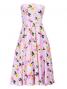 Hula Multi Way Plumeria Dress with Velvet / Luxury Collection / Pink / J2518pi