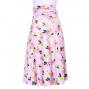 Hula Multi Way Plumeria Dress with Velvet / Luxury Collection / Pink / J2518pi