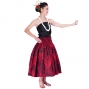 Hula Pa'u Skirt / Kahiko Wave / Red / G2542