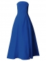 Hula Strapless Dress with Hawaiian Solid Fabric / Royal Blue / G2550rb