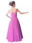 Hula Strapless Dress with Hawaiian Solid Fabric / Pink / G2550pi