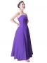 Hula Strapless Dress with Hawaiian Solid Fabric / Violet / G2550v
