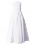 Hula Strapless Dress with Hawaiian Solid Fabric / White / G2550wh