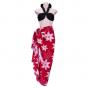 Hula Tiare Pareo / Red / J2553rd