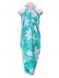 Hula Tiare Pareo / Turquoise Blue / J2553tbl
