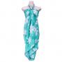 Hula Tiare Pareo / Turquoise Blue / J2553tbl