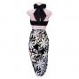 Hula Kahiko Pareo with attached Sash / Beige / J2554be