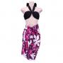 Hula Kahiko Pareo with attached Sash / Pink / J2554pi