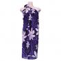 Hula Kahiko Pareo with attached Sash / Purple / J2554pu