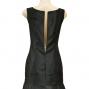 Hula Long Dress with Lehua Print / Luxury Collection / Black / J2555bk