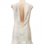 Hula Long Dress with Lehua Print / Luxury Collection / White / J2555wh