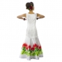 Hula Long Dress with Lehua Print / Luxury Collection / White / J2555wh