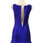 Hula Long Dress with Lokelani Print / Luxury Collection / Blue / J2556bl