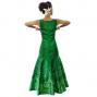 Hula Long Dress with Lokelani Print / Luxury Collection / Green / J2556gr