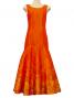 Hula Long Dress with Lokelani Print / Luxury Collection / Orange / J2556or