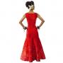 Hula Long Dress with Lokelani Print / Luxury Collection / Red / J2556rd