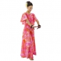 Hula Koshibo Long Cape Dress / Luxury Collection / Pink / J2559pi