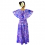 Hula Koshibo Long Cape Dress / Luxury Collection / Blue/ J2559bl